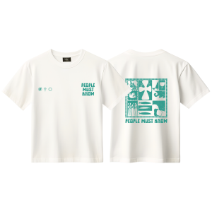 Tricou - People Must Know | Alb