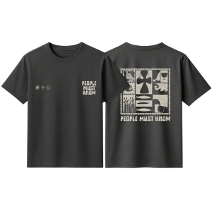 Tricou - People Must Know | Negru