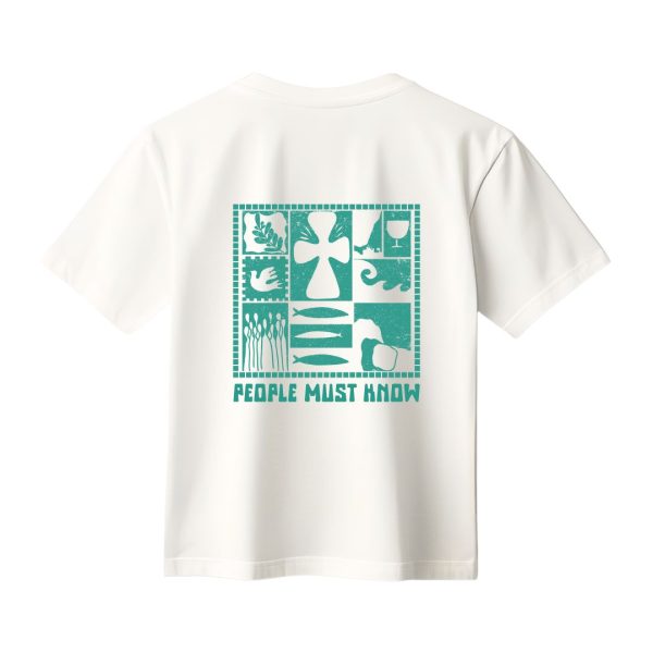 Tricou - People Must Know | Alb - imagine 2