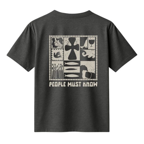 Tricou - People Must Know | Negru - imagine 2